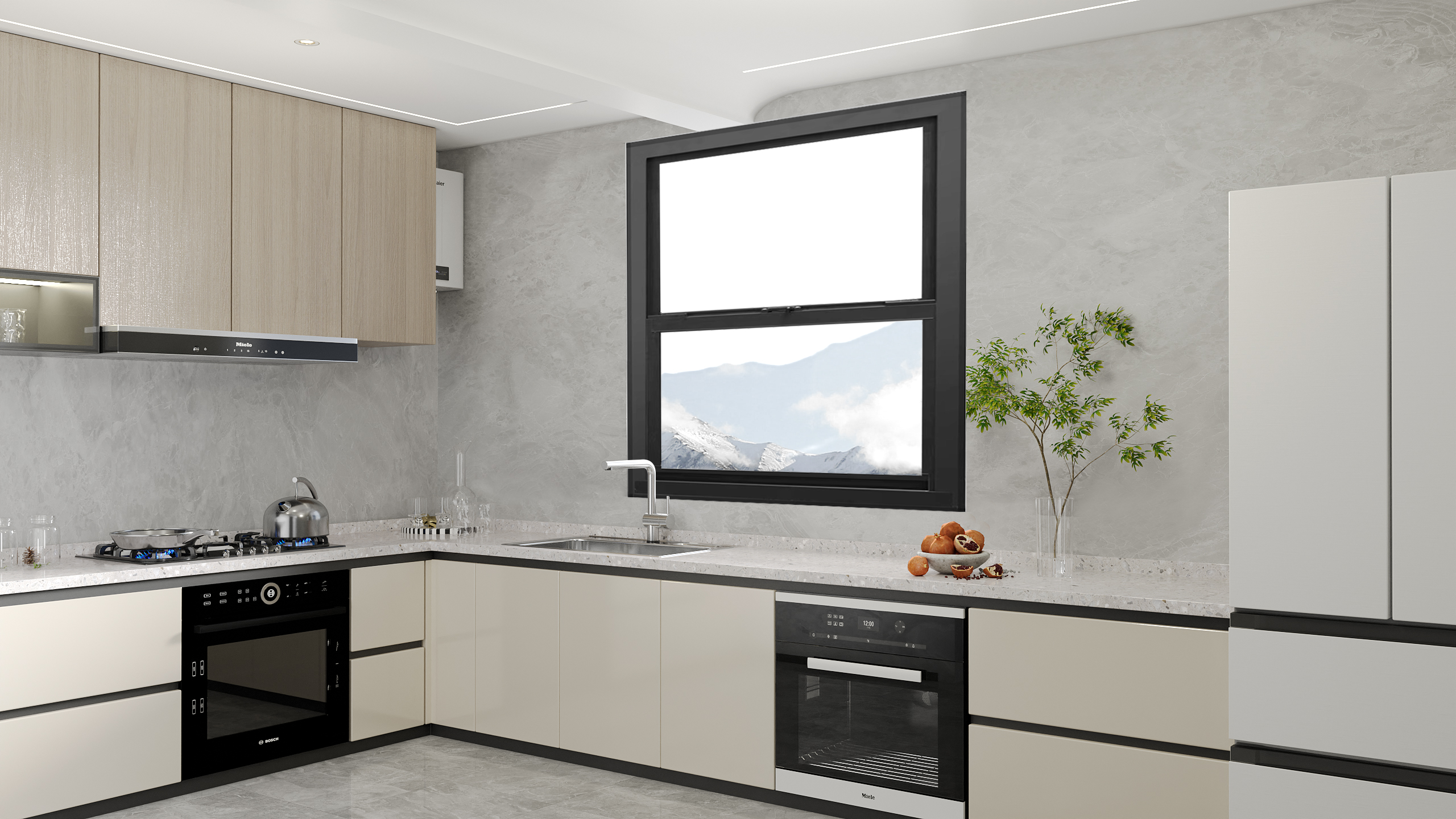 double-hung windows